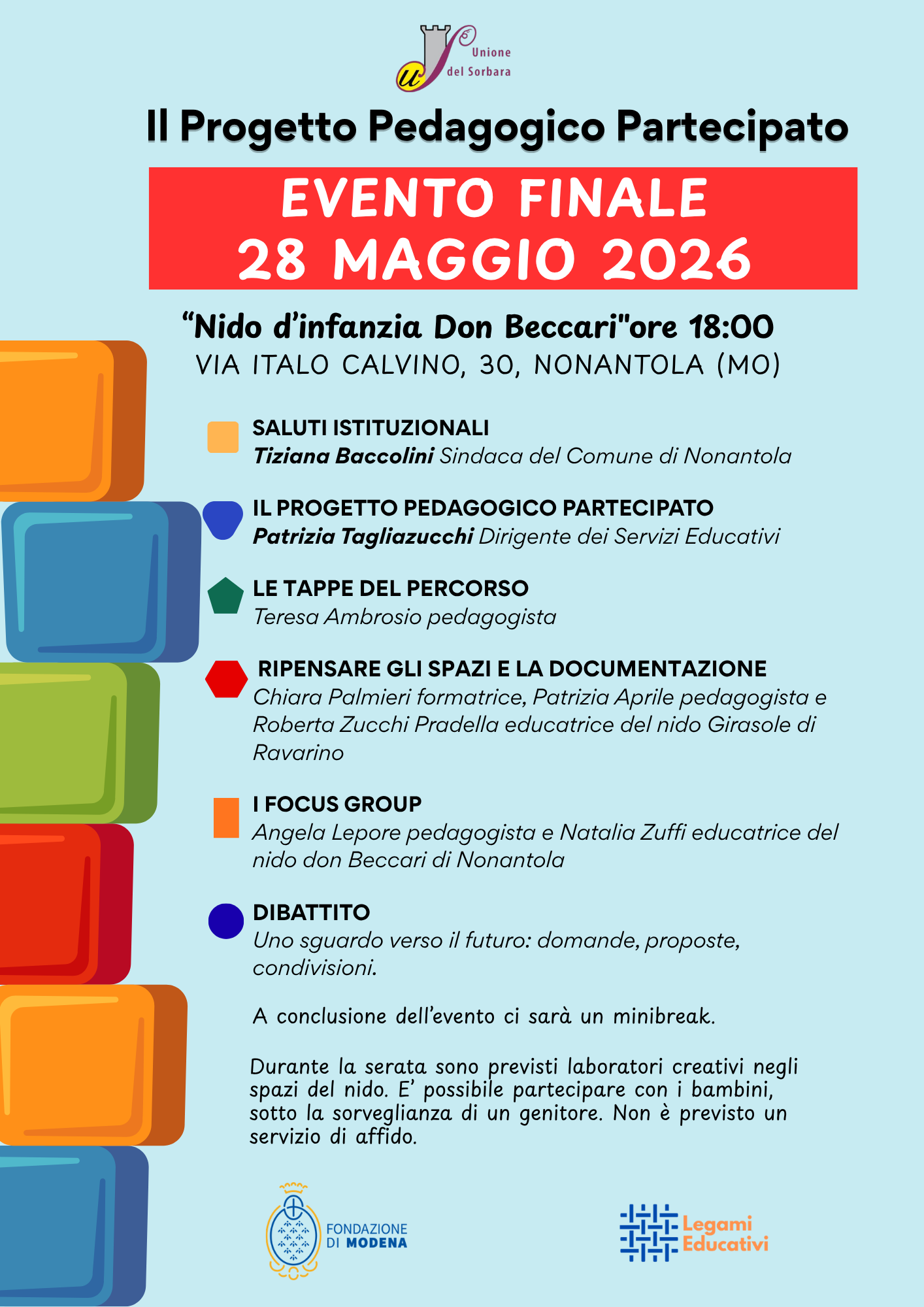 Focus Group - evento finale a Nonantola