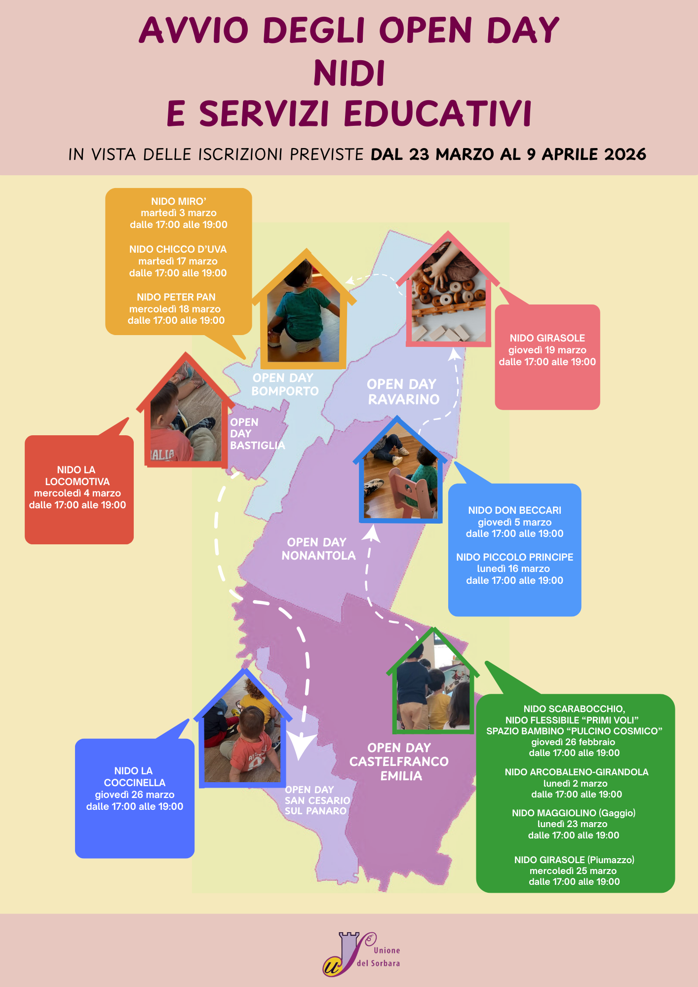 Locandina Open Day Nidi 2026
