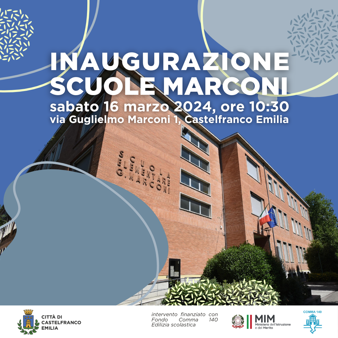 Inaugurazione Scuole G. Marconi foto 