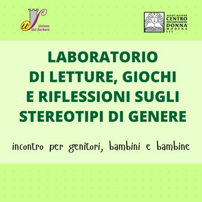 Laboratori di letture, giochi e riflessioni sugli stereotipi di genere foto 
