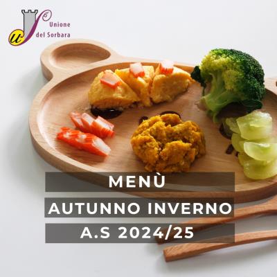 MENU  di AUTUNNO-INVERNO nelle SCUOLE foto 