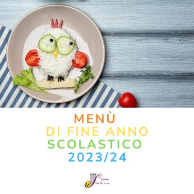 MENU  di FINE A.S. 2023/24 foto 