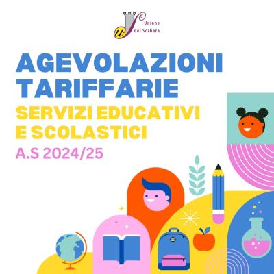 Agevolazioni tariffarie per servizi educativi e scolastici A.S. 2024/25 foto 