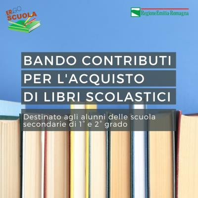 Contributi Er.Go per libri di testo A.S. 2024/25   foto 