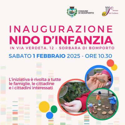 INAUGURAZIONE NIDO D INFANZIA A SORBARA DI BOMPORTO foto 