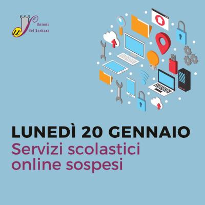 SOSPENSIONE TEMPORANEA PORTALE SERVIZI SCOLASTICI ONLINE foto 