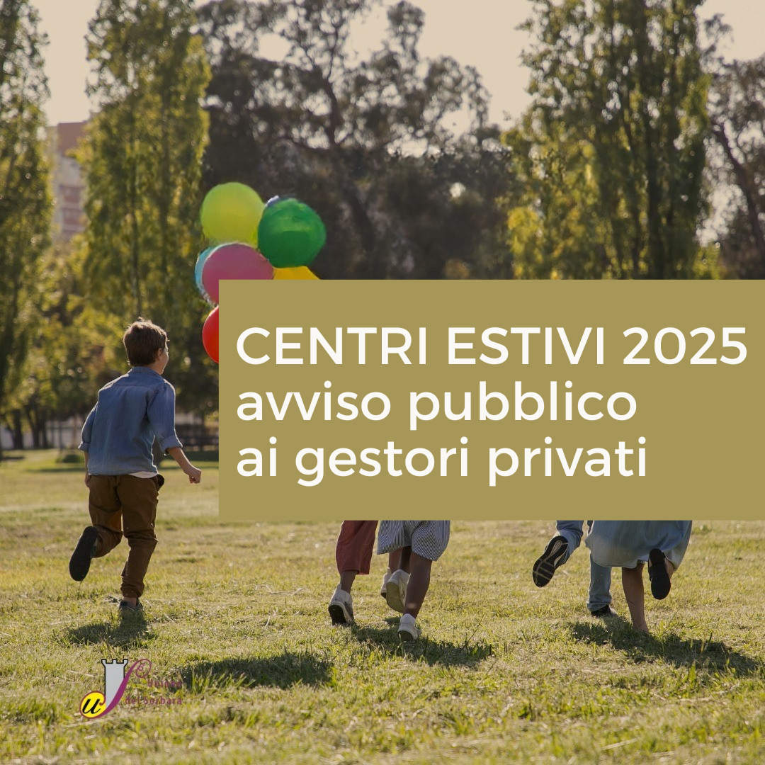 Centri estivi 2025 - Avviso per i gestori