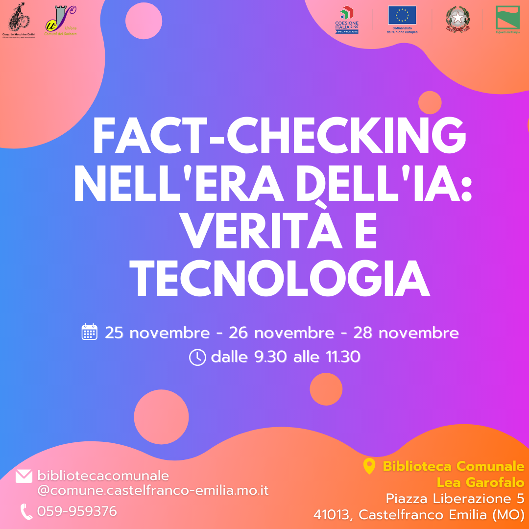 Corso Fact-checking nell era dell IA: Verità e Tecnologia foto 