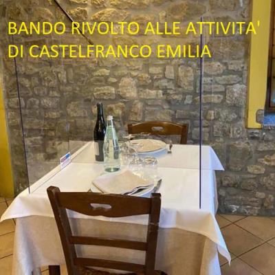 Bando rivolto alle attività economiche di Castelfranco Emilia - PROROGA TERMINE PER LA PRESENTAZIONE DELLE DOMANDE AL 01/03/2021 foto 