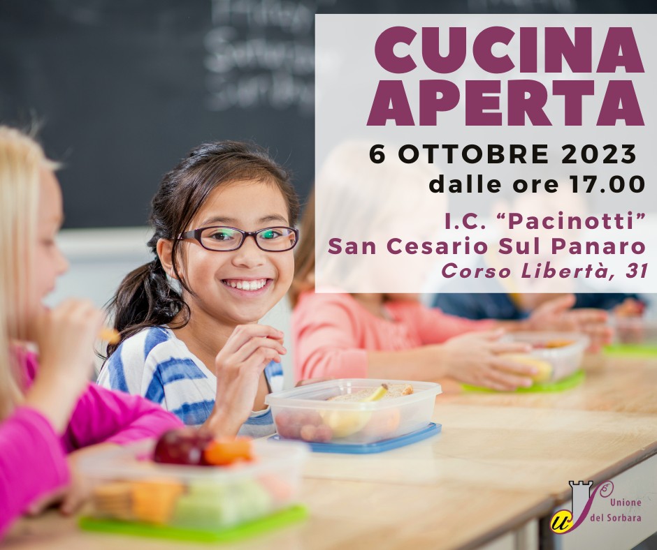 Venerdì 6/10 ore 17:00 'Cucina aperta' a San Cesario sul Panaro