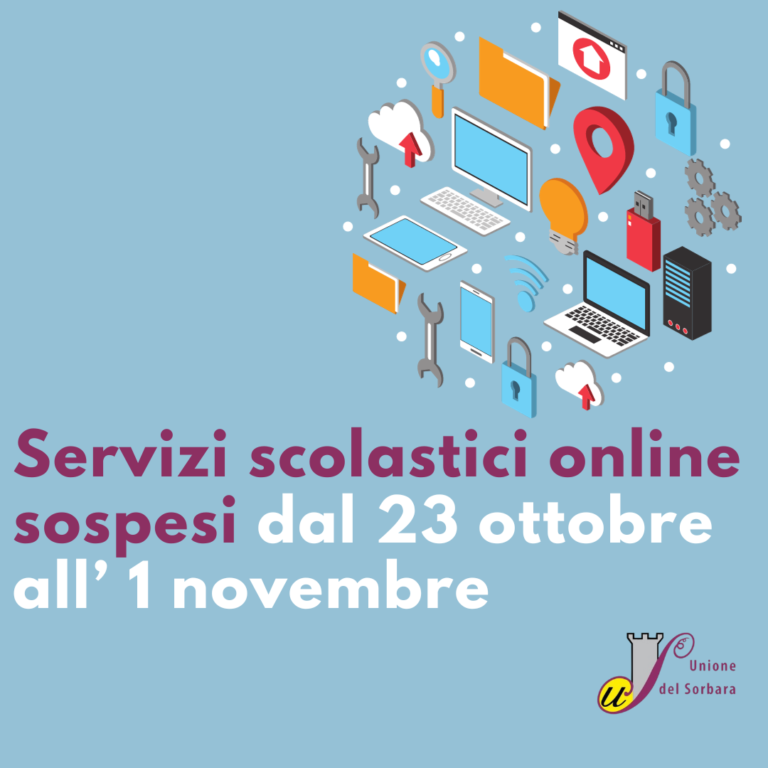 Blocco temporaneo SERVIZI SCOLASTICI ONLINE