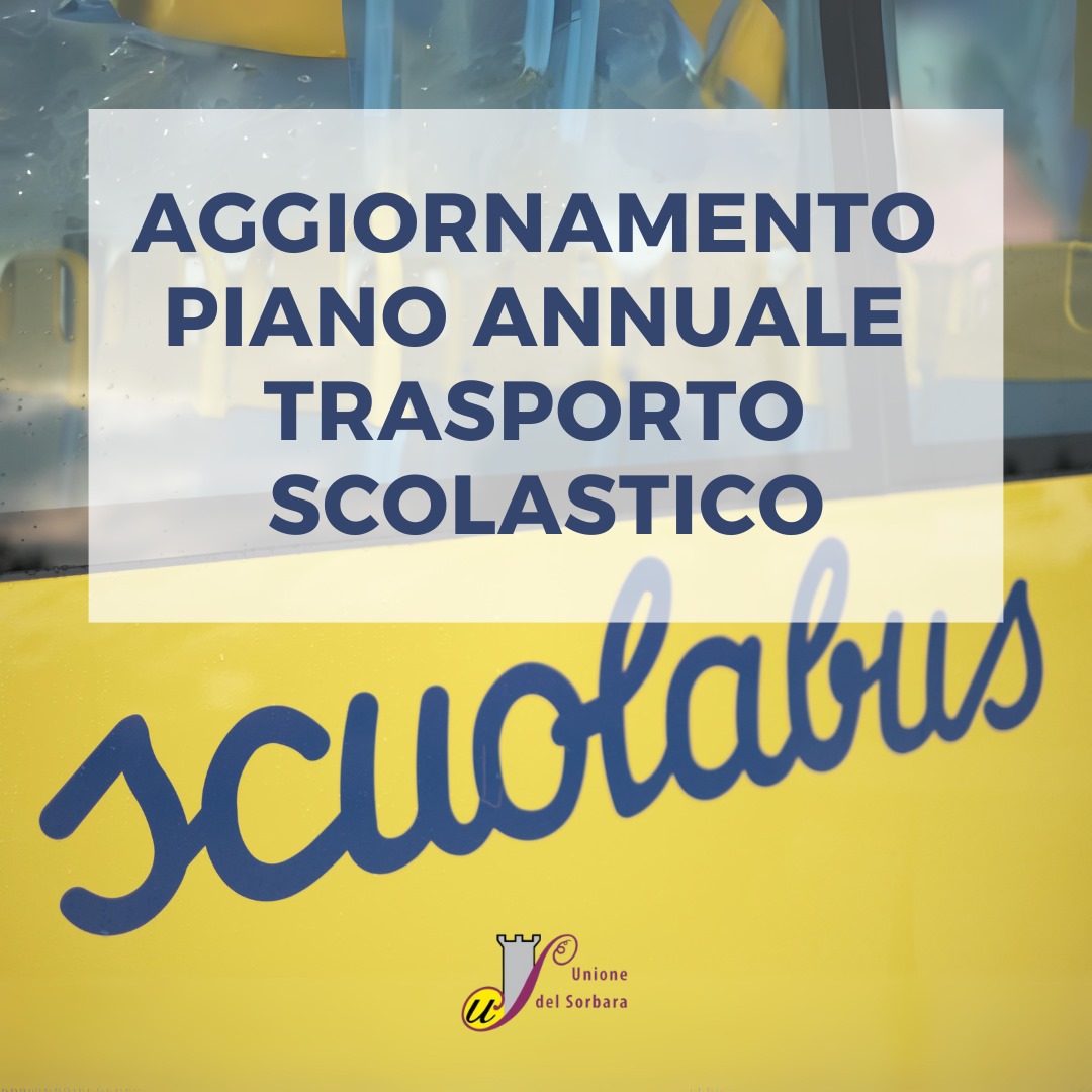 Aggiornamento Piano del Trasporto Scolastico 