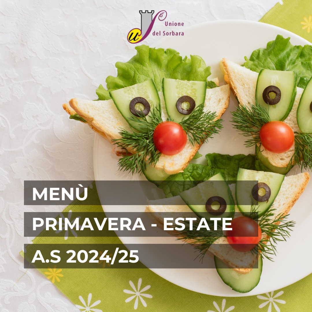 Menù 'Primavera-Estate' nelle mense scolastiche